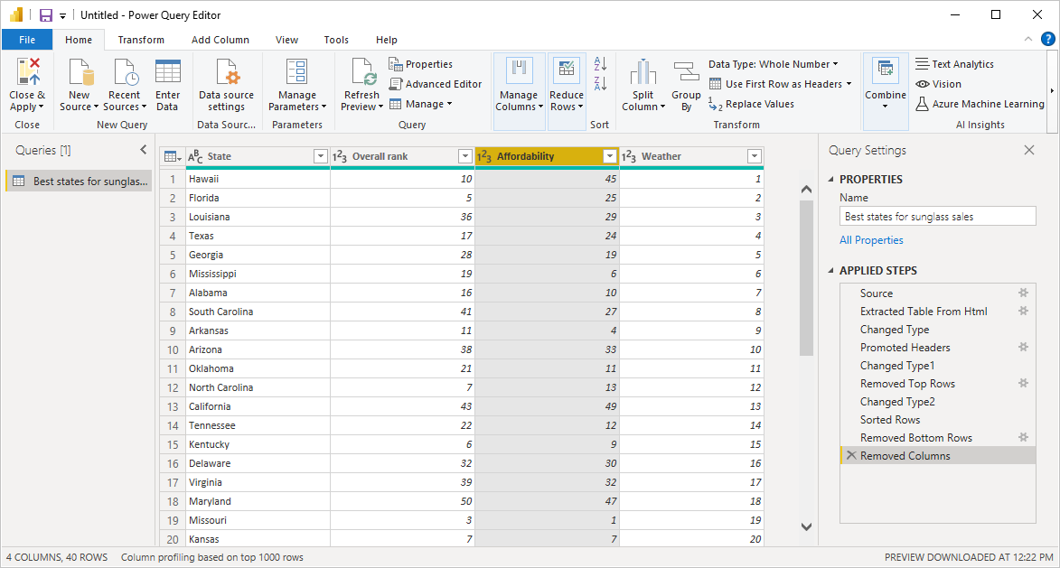 Afbeelding van Power BI Desktop tools.