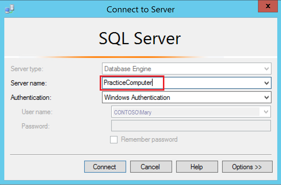 Schema van Microsoft SQL Server.