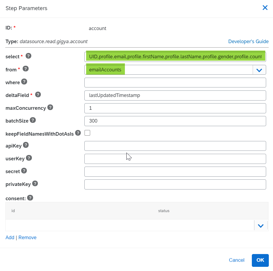 Afbeelding van SAP Customer Data tools.