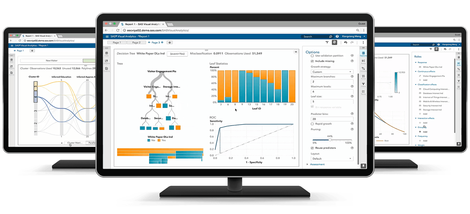 Afbeelding van SAS Machine Learning tools.