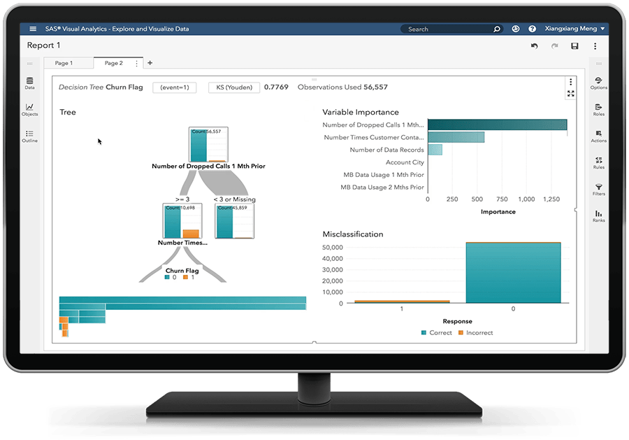 Schema van SAS Visual Data Governance.