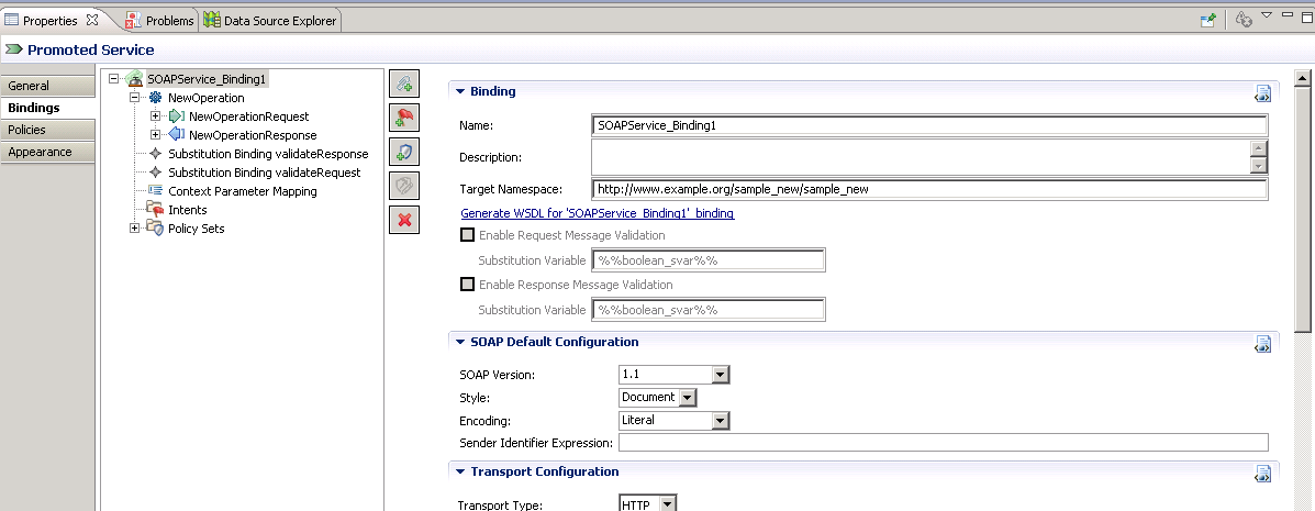 Schema van TIBCO Business Studio.