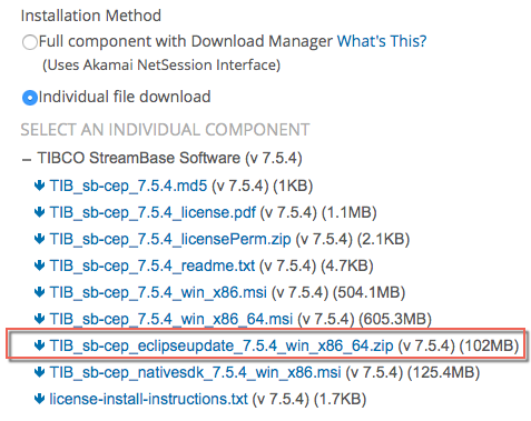 Afbeelding van TIBCO Streambase tools.