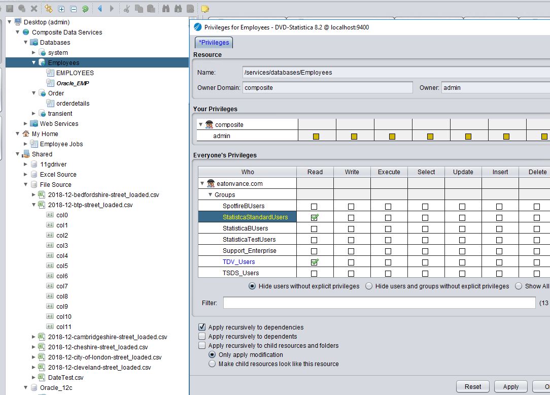 Afbeelding van Tibco Data Virtualization tools.